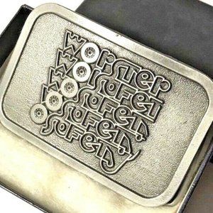 1970s Worster Motor North East PA Safety Buckle